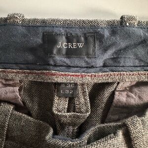 J. Crew Charcoal Tweed Trousers
